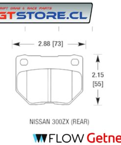 Pastillas de Freno Traseras  HAWK HPS  WRX GT R Z32