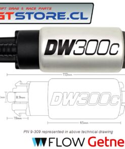Bomba de Bencina DW300c 340lph E85 Subaru New WRX BRZ GTR EVO X