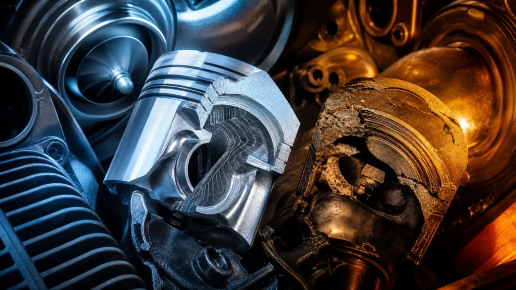 Pistones forjados para motor turbo: JE vs Manley Chile